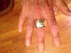Custon Silver Split-Window Bus Rings...