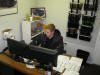 Jordan at his desk...