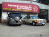 Short Bus in front of Steve's European Auto...